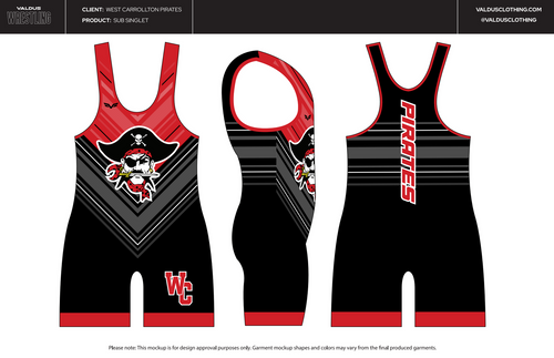 2025 West Carrollton HS Wrestling Singlet