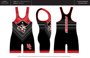 2025 West Carrollton HS Wrestling Singlet
