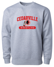 Load image into Gallery viewer, Cedarville Wrestling Heavyweight Crew Neck